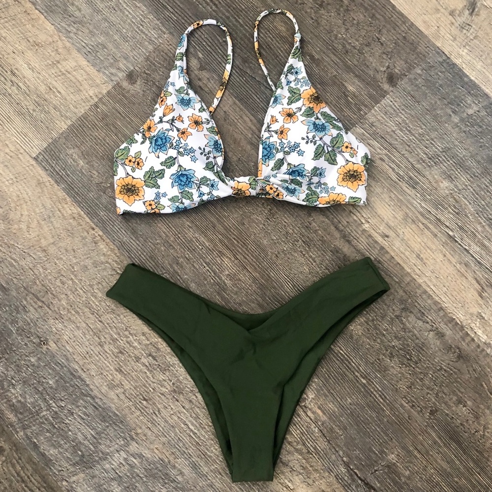 Zaful Floral Bikini